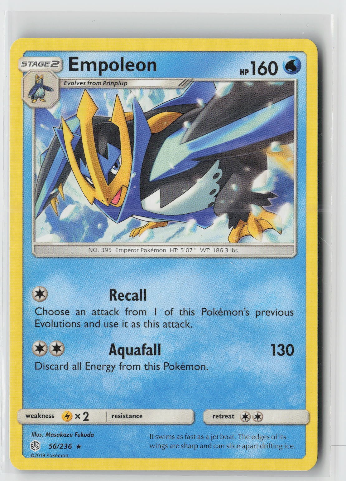 Empoleon Rare SM - Cosmic Eclipse 56/236 NM