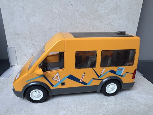 FB11 - Playmobil 9419 - Schulbus Transporter - ohne Figuren - mit Seitenspiegeln