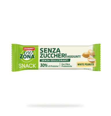 Enervit - EnerZona Peanut Sugar Free Snack White Chocolate 33gr with 30%