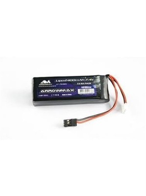 ARROWMAX AM Lipo 2400mAh 2S TX/RX 7.4V Flat Pack / AM-700912