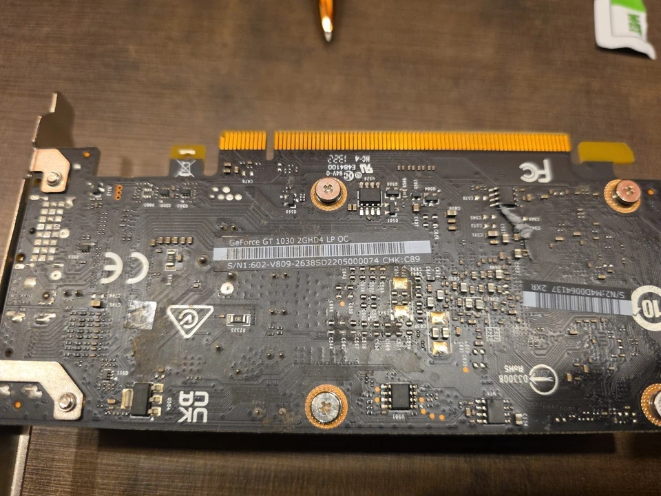 MSI GeForce GT 1030 OC 2GB DDR4 Scheda Video (‎V809-2825R) - Immagine 2 di 2