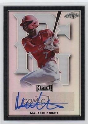 2020 Leaf Perfect Game All-American Classic Black /15 Malakhi Knight Auto lz7