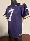 Nike LSU Tigers #7 Youth Large Jersey Purple Gold Football Shirt Boys L — photo 3