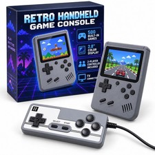 Retro Handheld Game Console 2.8 Inch IPS Screen 128GB w/ 500 Classic Games