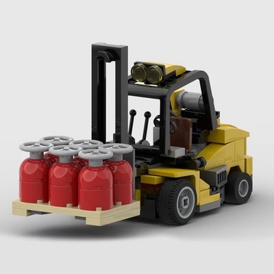 Feuerwehr Fahrzeug Auto MOC Car 1019 Teile Klemmblöcke Baustein Set -