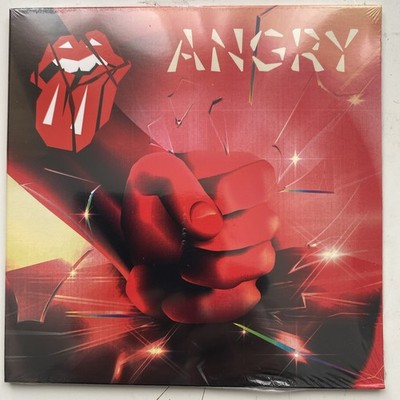 NEW LIMITED EDITION THE ROLLING STONES ANGRY 7'' RED VINYL SINGLE ETCHED B-SIDE