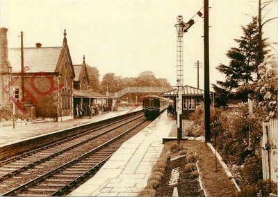 AK> BAHNHOF LLANRWST, AN DER KREUZUNG LLANDUDNO-BLAU-LINIE (REPRO)