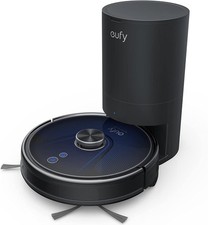 Eufy RoboVac L35 Hybrid+ Robot Vacuum - BLACK w/ Self Emptying Base