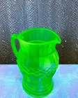 Vintage Anchor Hocking Uranium Glass Pitcher 1930’s