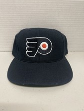 Vintage Philadelphia Flyers Hat Snapback Black American Needle Hockey NHL