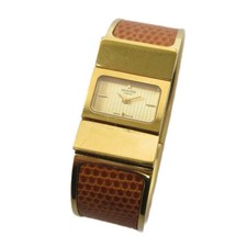 HERMES Loquet Bangle Watch Quartz GColor LO1.201 /KH OH Ladies Authentic
