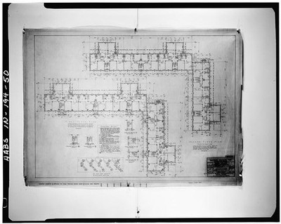 Photo:Indianapolis Indiana 1930s Lockefield Garden Apartments Floor Plans