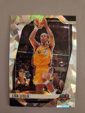 Lisa Leslie 2024 Panini Prizm WNBA SP Silver Cracked Ice #98 Sparks