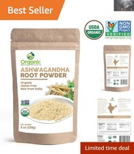 Organic Ashwagandha Powder 8oz - Adaptogen for Stress Relief