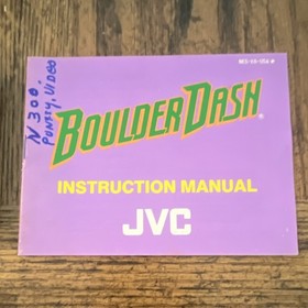 JVC Boulder Dash Nintendo NES NTSC-U/C con caja y manual incluido 1990