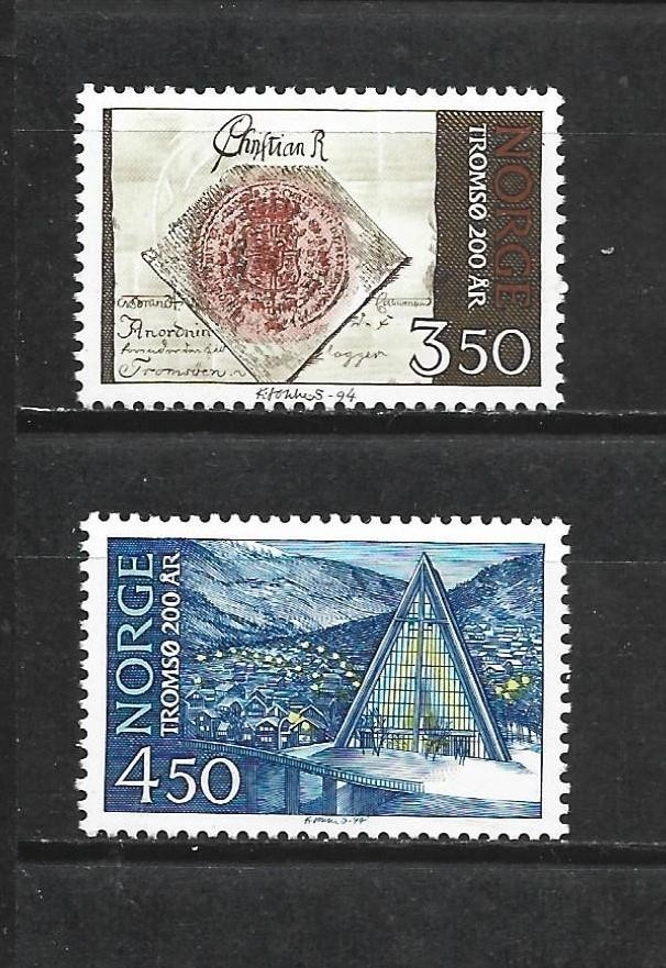 NORUEGA. Año: 1994. Tema: BICENTº DE LA VILLA DE TROMSO