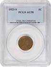 1923-S Lincoln Cent AU58 PCGS
