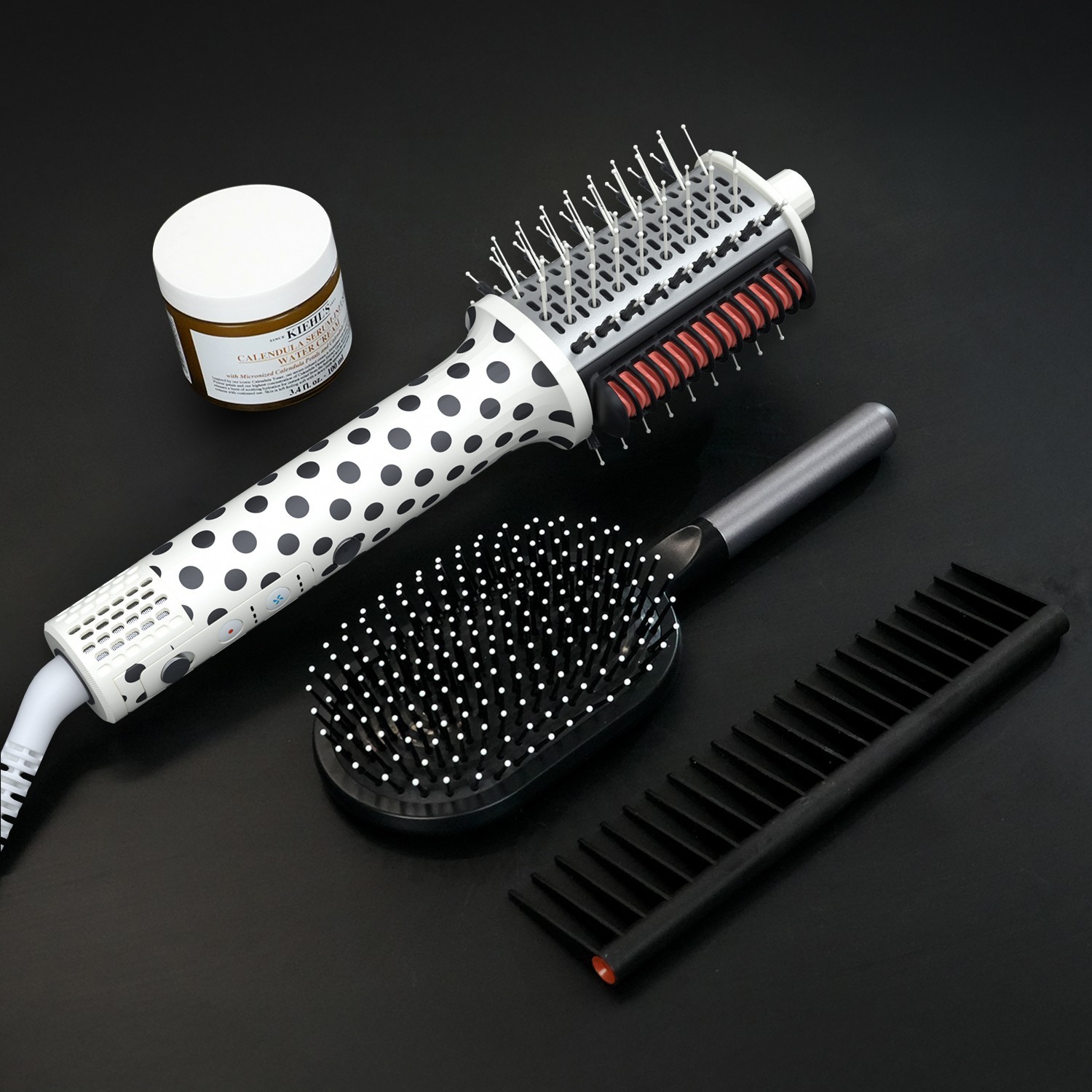 ELLENA E1 Blow Dryer + Straighten Hair Brush Air Styler Tool - All Hair Types