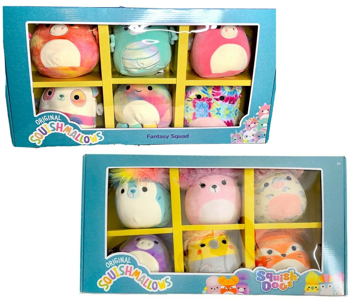 スクリュウおもちゃ ORIGINAL SQUISHMALLOWS: Fantasy Squad + Squish-Doos - 12 Pack (New