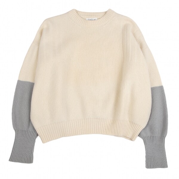 トップス Yohji yamamoto pour homme knit Yohji Yamamoto POUR HOMME Bi-color Knit Sweater Size S-M(K