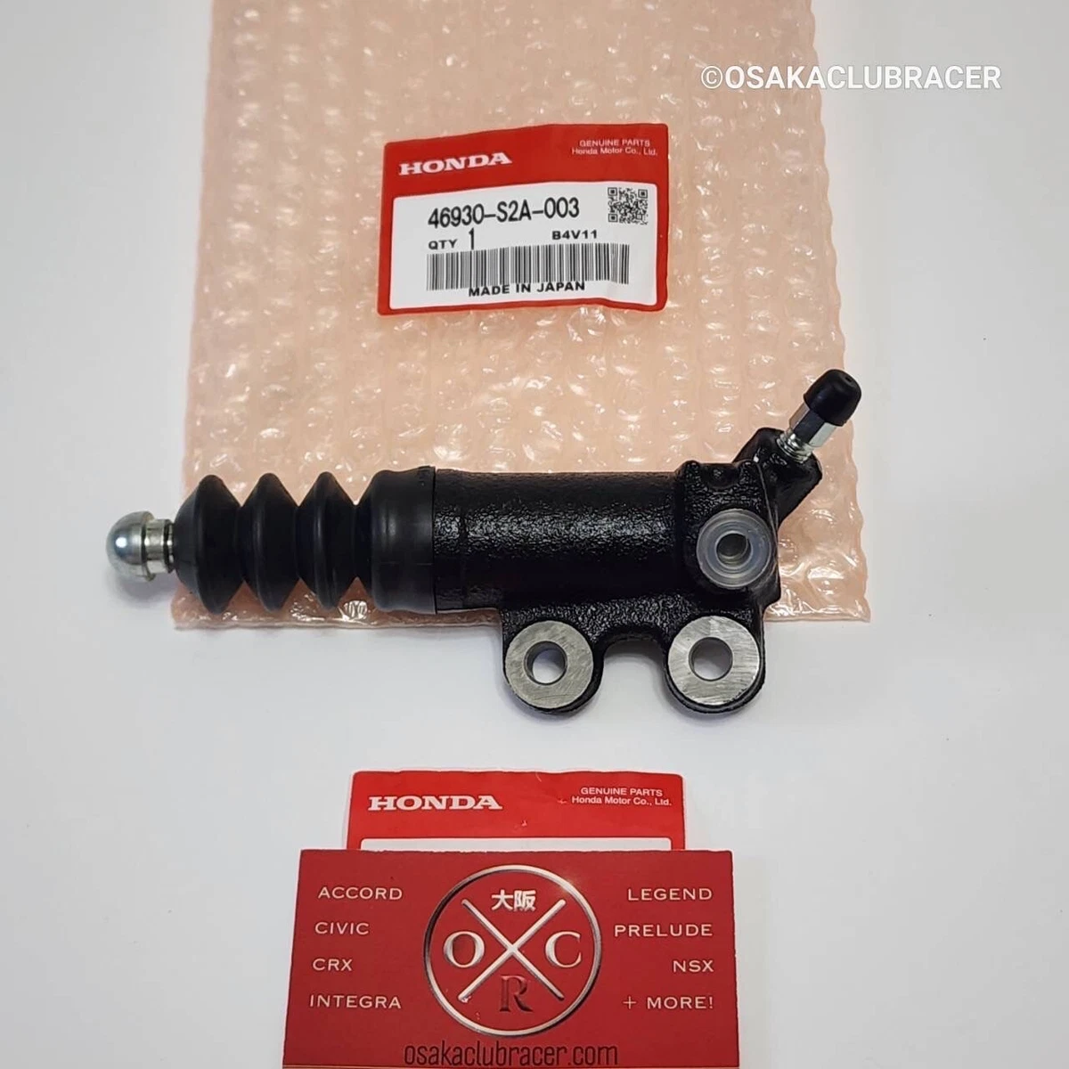 Cilindro Maestro De Embrague Original HONDA Para S2000 - Nº 46920-S2A-003, Fabricado En Japón, Nuevo