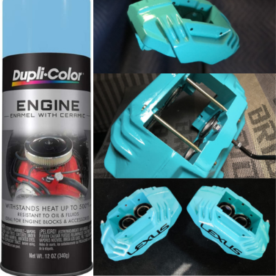 Blue Duplicolor Paint DE1616 Primer Coating Engine Caliper Brake