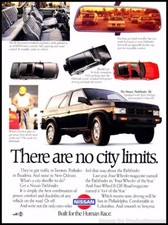 1988 Nissan Pathfinder Vintage Advertisement Print Art Car Ad J357