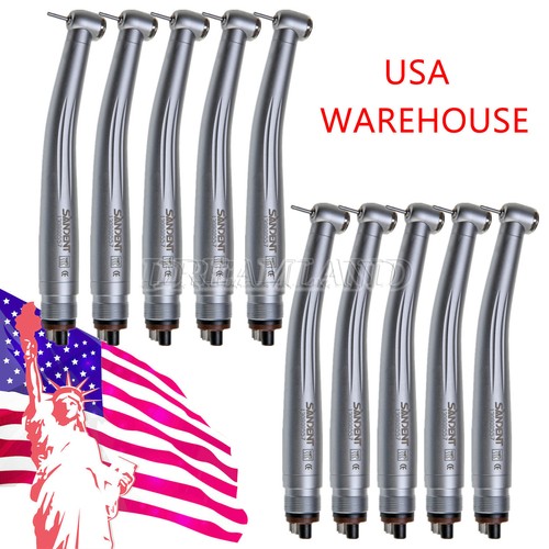 Pièce à Main Dentaire Haute Vitesse Style NSK - Tête Standard - Raccord 4 Trou Quick - Neuf