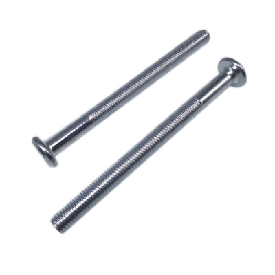 10-Pack M8x50mm Furniture Screws - Flat Round Socket Head Cap Allen Bolts