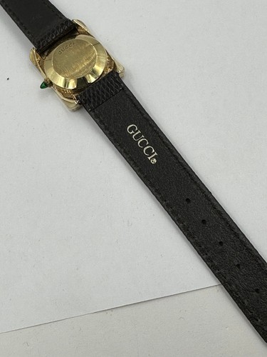 Gucci Uhr Vermeil Damen Sterling 925 Quarz Funktioniert Box Papiere 70er Vintage - Bild 7 von 14