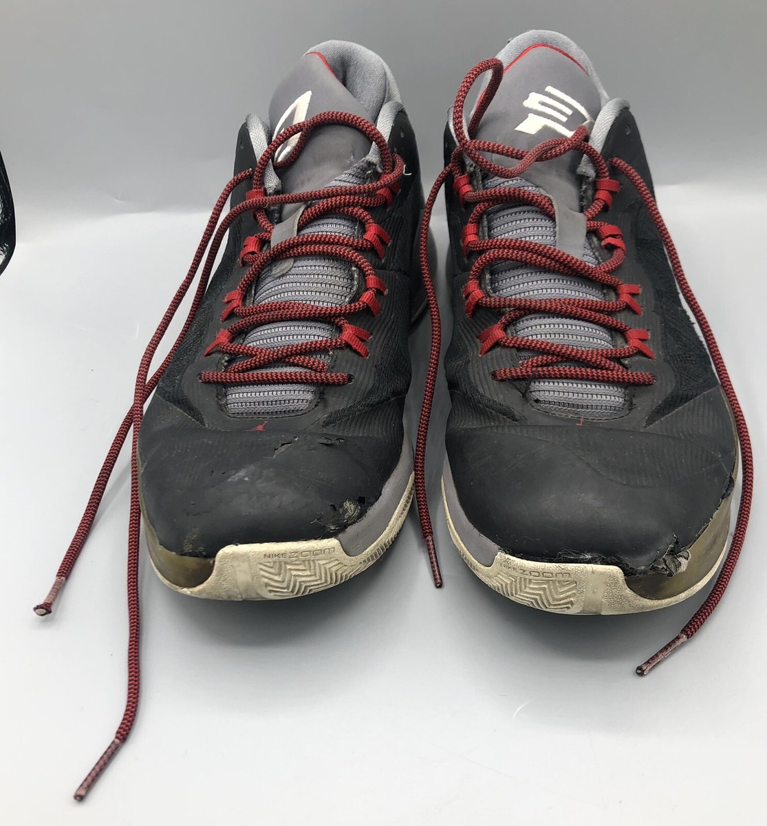 NIKE Air Jordan CP3.VIII Sz 9 Black/White-Cool Grey-Gym Red 684855-001 s-l400.jpg main image 3