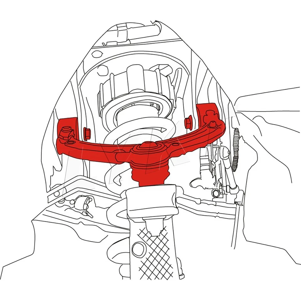 LYKT 2pcs Adjustable Front Camber&Caster Alignment Arm for Porsche Panamera10-16 - Изображение 2 из 4