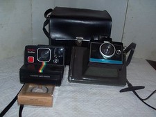 2 Polaroid Sonar OneStep Pronto Land Instand Film Camera plus