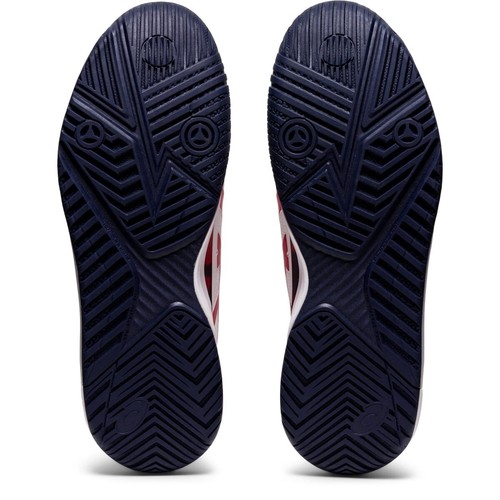 Asics Gel Resolution 8 LE - SIZE 9.5 - 1041A292-110 Classic Red Hard Court Navy - Picture 7 of 7