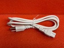 WHITE POWER CORD 3-Prong IMAC 24" A2438 A2439 7A 125V 18AWG IS-034 -6FT long