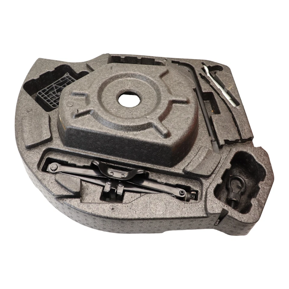 Jaguar XJ X351 2010-2015 rueda de repuesto neumático donut gato y herramientas rojo 18" #B-3-2 Foto 3 de 4