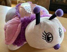 Dream Lites Pillow Pets Butterfly Pink Purple Light-Up Nightlight Stars Pattern