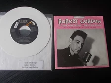 Robert Gordon PROMO White Vinyl 45, It's Only Make Believe, Excellent Condition