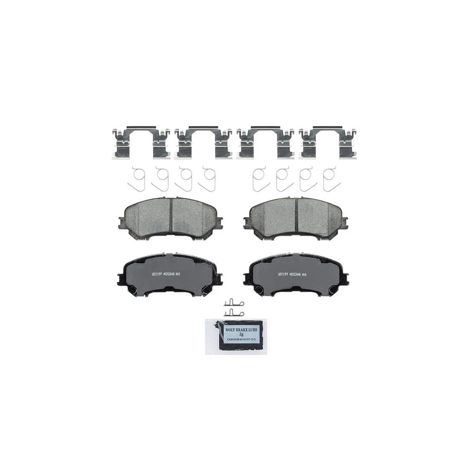 Pastillas de freno delanteras traseras Wagner para Nissan Rogue 2014 2015 2016 2017 2018 2019 Foto 3 de 4