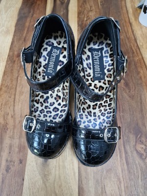 Demonia Bravo Plateau Hell Gothic Schuhe