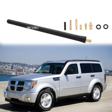 For Dodge Nitro 2007-2012 7" Black Short Car Antenna Mast Radio AM/FM Reception 
