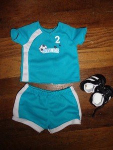 doll soccer outfit