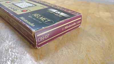 GAME & WATCH HELMET (CN-07) ゴールド CN-07 ***HELMET*** NINTENDO GAME & WATCH - GOLD boxed!! 1981 | eBay