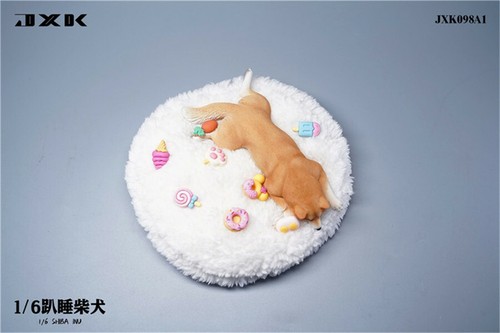 JXK 1:6 JXK098A1 Shiba Inu Doge Cute Pet Resin Dog Animal Statue Home Decoration - Picture 3 of 8