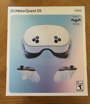 Meta Quest 3S - 128GB VR Headset Batman Arkham Shadow NEW Sealed box