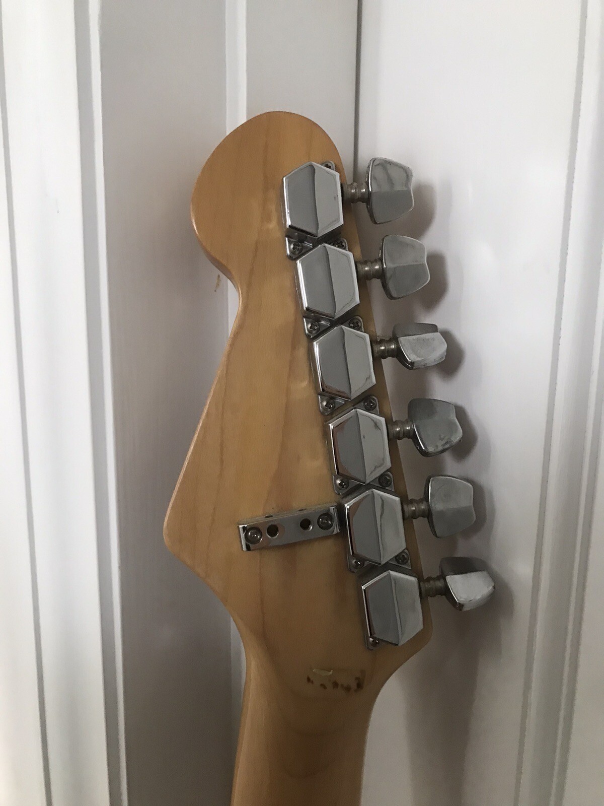 AXI 6String Solid Electric Guitar Lake Blue With Case And Footstool