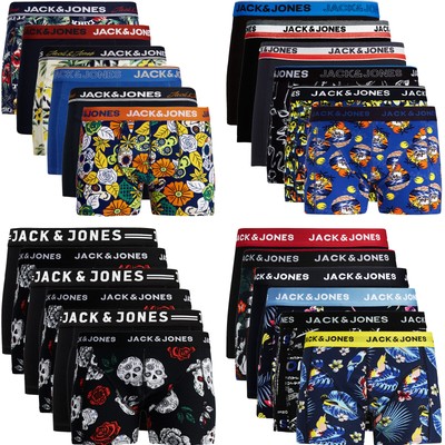 Jack Jones Boxershorts 6er Pack Herren Männer Short Unterhose Marke S M L XL XXL