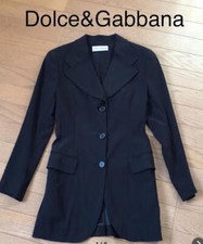 Dolce&Gabbana Women M Tailored Jacket Black Autumn winter Luxury Streetwear Used