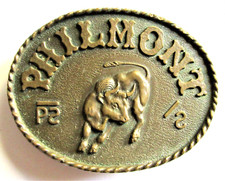 1960s BSA PHILMONT Scout Ranch BOY SCOUTS - metal BELT BUCKLE