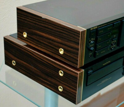 Für Nakamichi BX 300 E Deck Holzseiten Seitenteile Urushi Design side panels